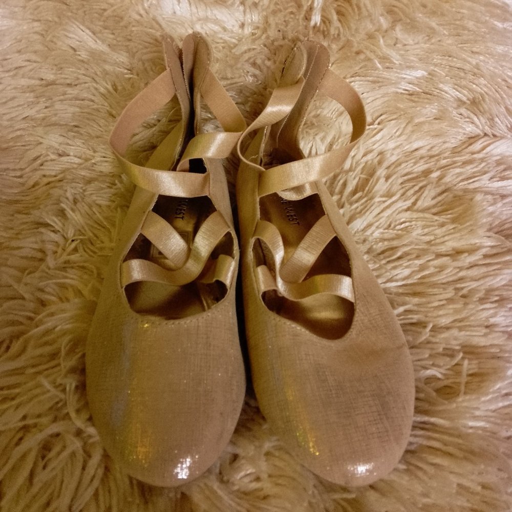 Nine West, 5 US, Light Gold